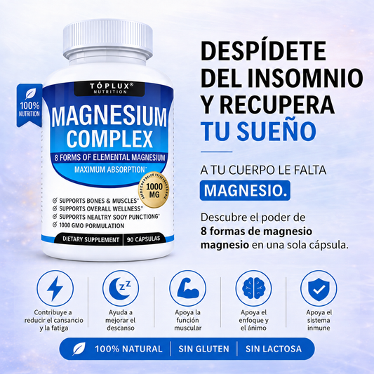 Tóplux Magnesium Complex 8 en 1